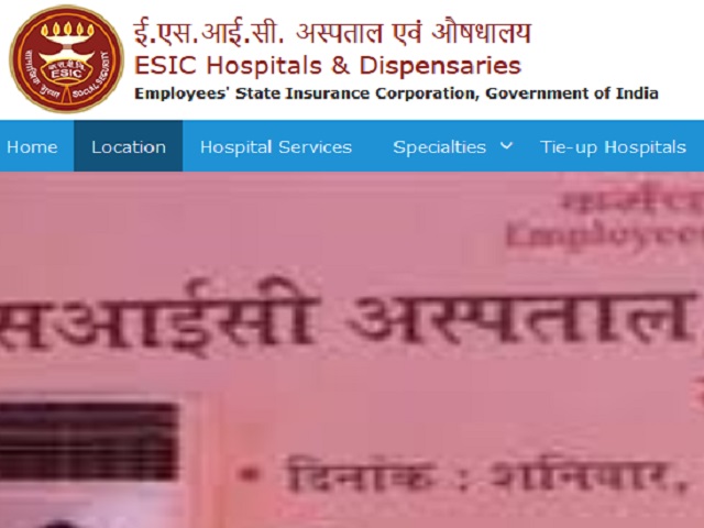 ESIC, बरेली भर्ती 2020: स्पेशलिस्ट और अन्य पदों की वेकेंसी के लिए आवेदन करें @esic.nic.in